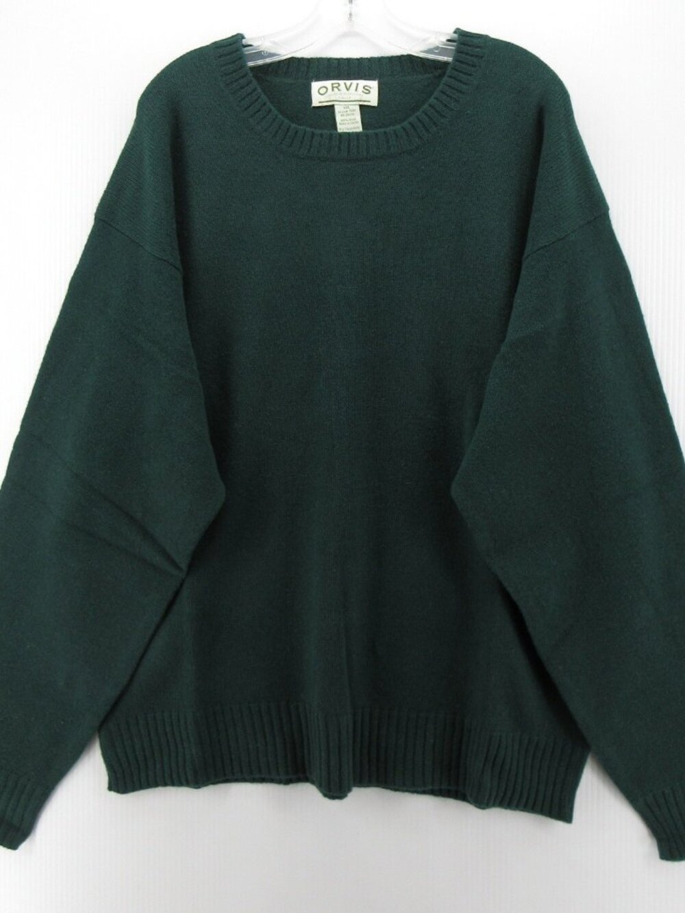 Orvis Sweater XXL Wool Pullover Preppy Minimalist Heritage Crewneck